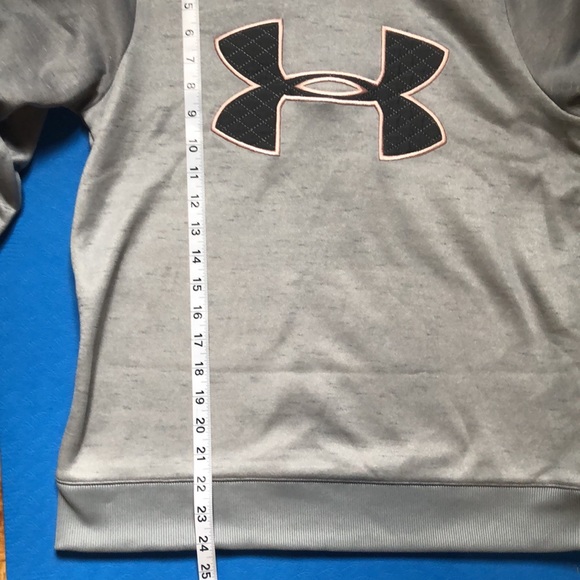 UNDER ARMOUR Big Logo Fleece Hoodie Sweatshirt Sweater Size Small - Picture 7 of 8